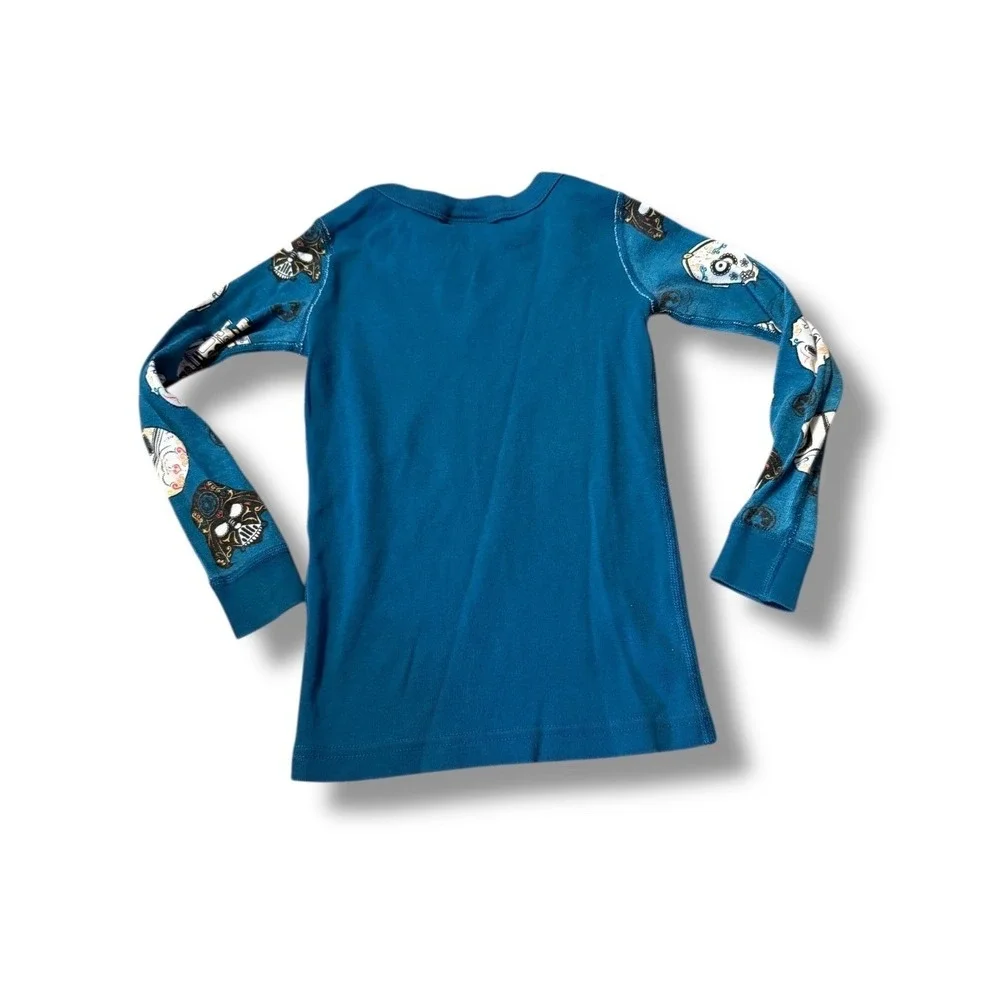 Hanna Andersson Star Wars Pajama Top Size 5 Glow Sugar Skulls Kids Sleepwear‎